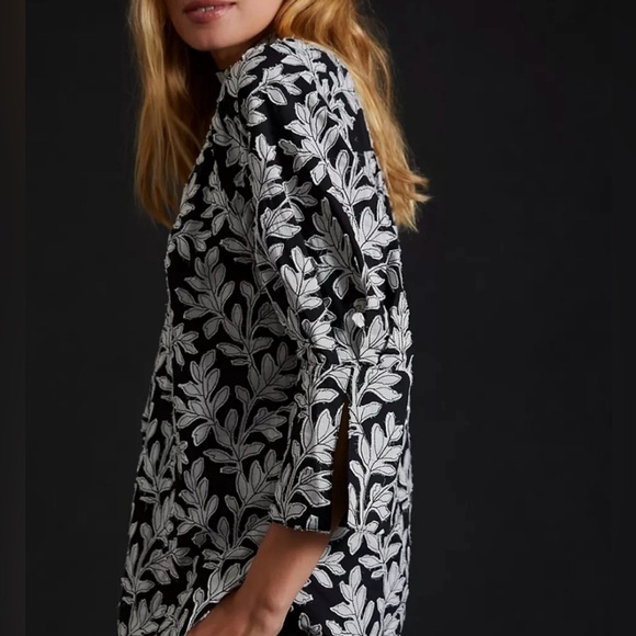 Anthropologie B&W Popover Blouse - Picture 4 of 16